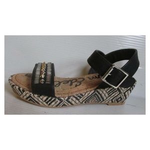 NEW ~ SAM EDELMAN - Cork Sandals w/✨ Gold Metal Studs